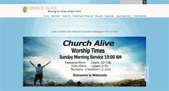 Desktop Screenshot of churchalivecrawfordsville.com